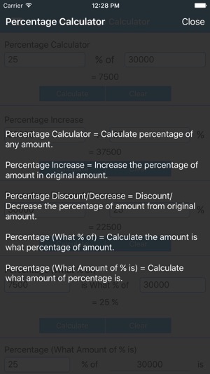 Percentage Calculator - calculate percent, shopping discount(圖2)-速報App