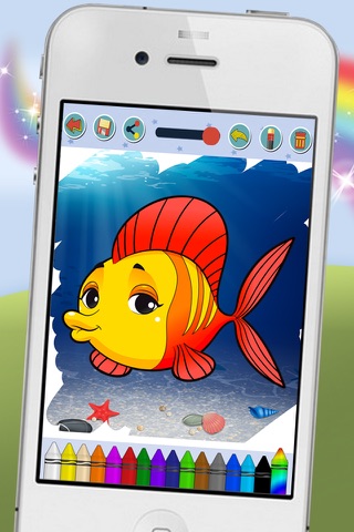 Paint animal coloring book for kids - Premium screenshot 3