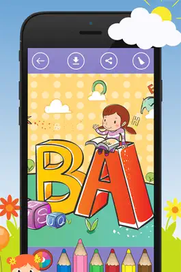 Game screenshot ABC Coloring Book for Kids ! Learn English Letters, Alphabet mod apk