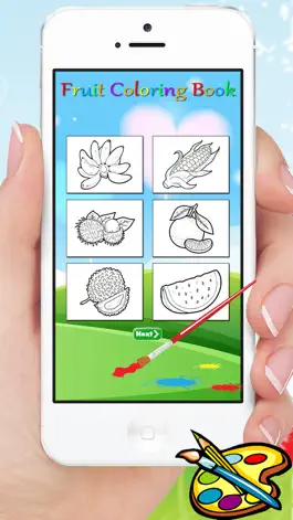 Game screenshot Food Coloring Book for Kids - Fruit Vegetable drawing games apk