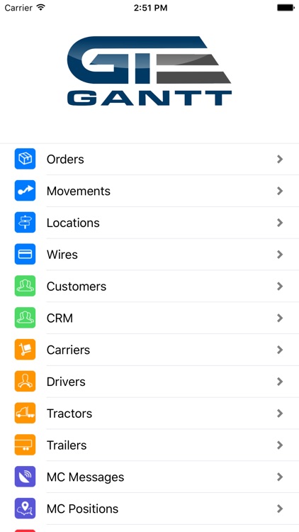 Gantt Driver Application