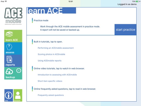ACEmobile screenshot 2