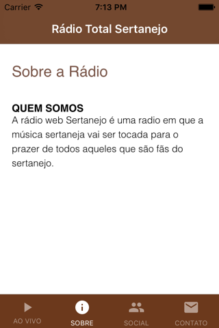 Rádio Total Sertanejo screenshot 2