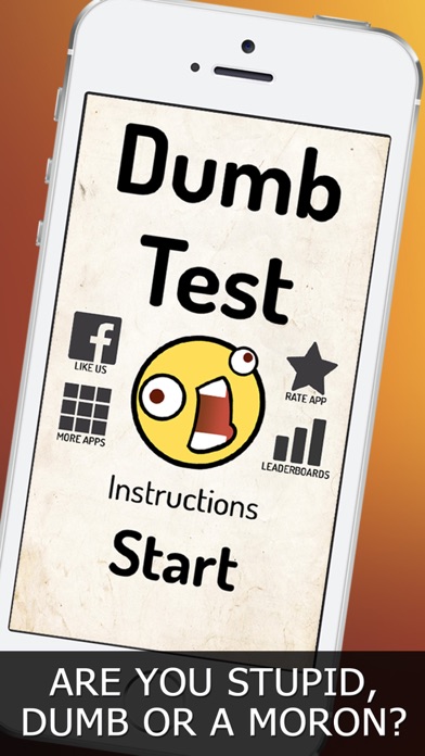 How to cancel & delete Dumb Test! from iphone & ipad 1