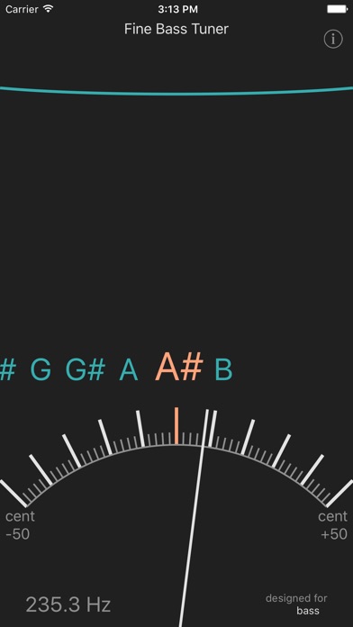 Fine Bass Tuner 低音のチューナー screenshot1