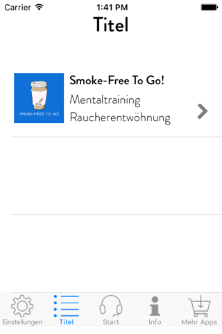 Smoke-Free To Go! Mentaltraining Raucherentwöhnung screenshot 2