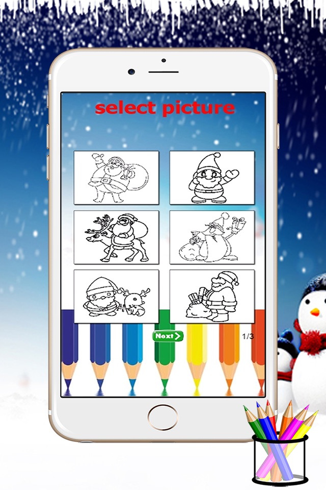 Coloring Book Santa Claus - Merry Christmas screenshot 4