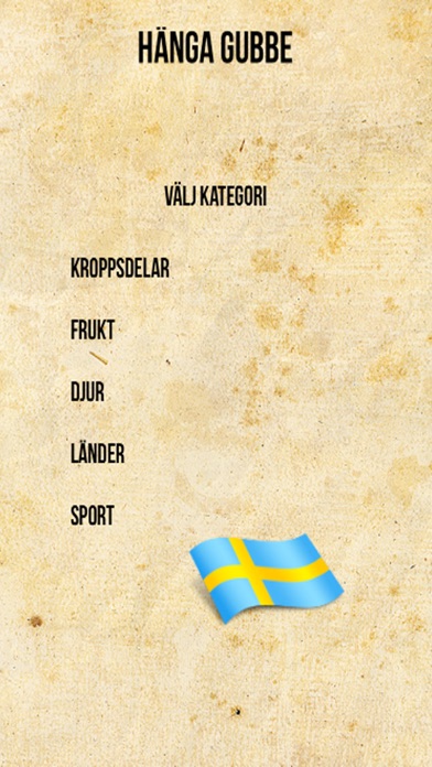 How to cancel & delete Hänga gubbe på svenska - Hangman game from iphone & ipad 1