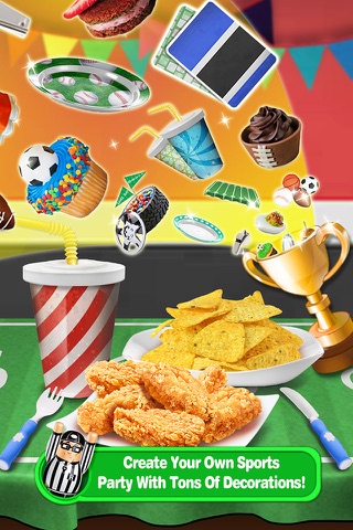 College Game Day Sport Party: Crazy Madness Food Maker! screenshot 3