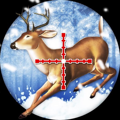 Shoot Kill Deer Winter Icon