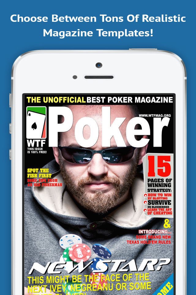 Cover Me - Your Fake Popular Magazine Cover Maker screenshot 2