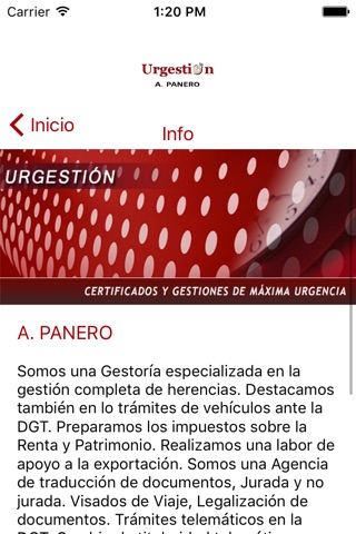 URGESTION A. PANERO screenshot 2