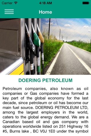 DOERING PETROLEUM screenshot 3