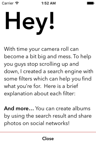 Picfind : advanced camera roll search screenshot 3