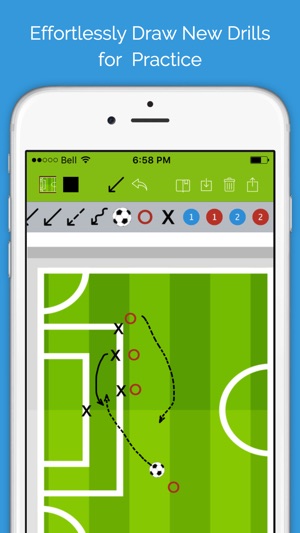 Soccer Blueprint Lite - Clipboard Drawing Tool for Coaches(圖3)-速報App