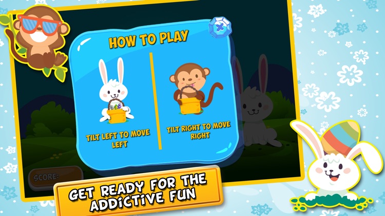 Egg Catcher lite-Play & Earn Score in this Free fun challenge basket game for kids screenshot-3