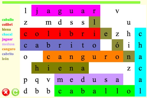 Word Search Spanish screenshot 4