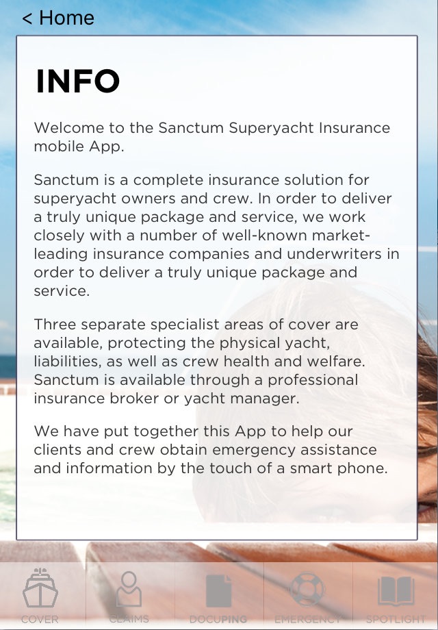 Sanctum Superyacht Insurance screenshot 2