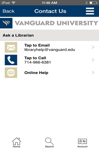VUSC Library screenshot 4