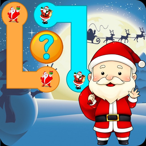 Santa Clause Match Race - Pair Up for Toddlers