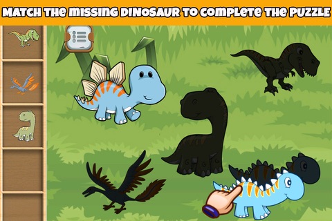 Dinosaurs Shapes Puzzle Games For Kids screenshot 4