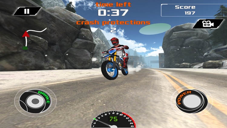 3D Motocross Snow Racing X - eXtreme Off-road Winter Bike Trials Racing Game FREE screenshot-3