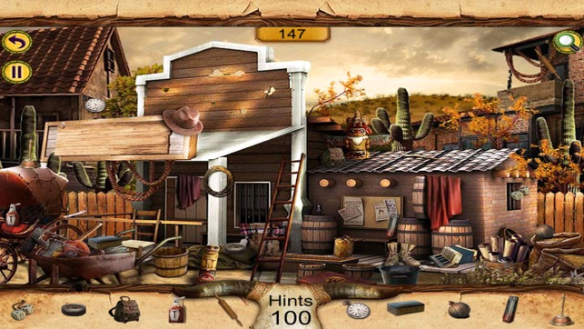 Hidden Objects:Hidden Object The Cow Boy