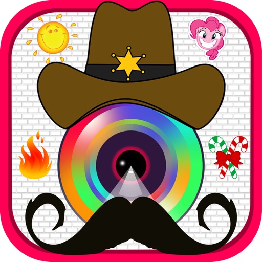 Cute Photos Sticker Creator - Selfie Picture Booth with Cool Stickers & Collage Frames Editor icon