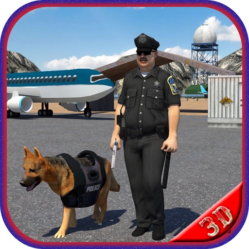 Airport Police Dog Duty Icon