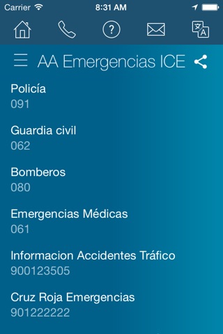 AA Emergencias screenshot 3