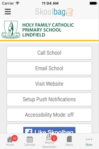 Holy Family Catholic Primary School Lindfield - Skoolbag screenshot 4