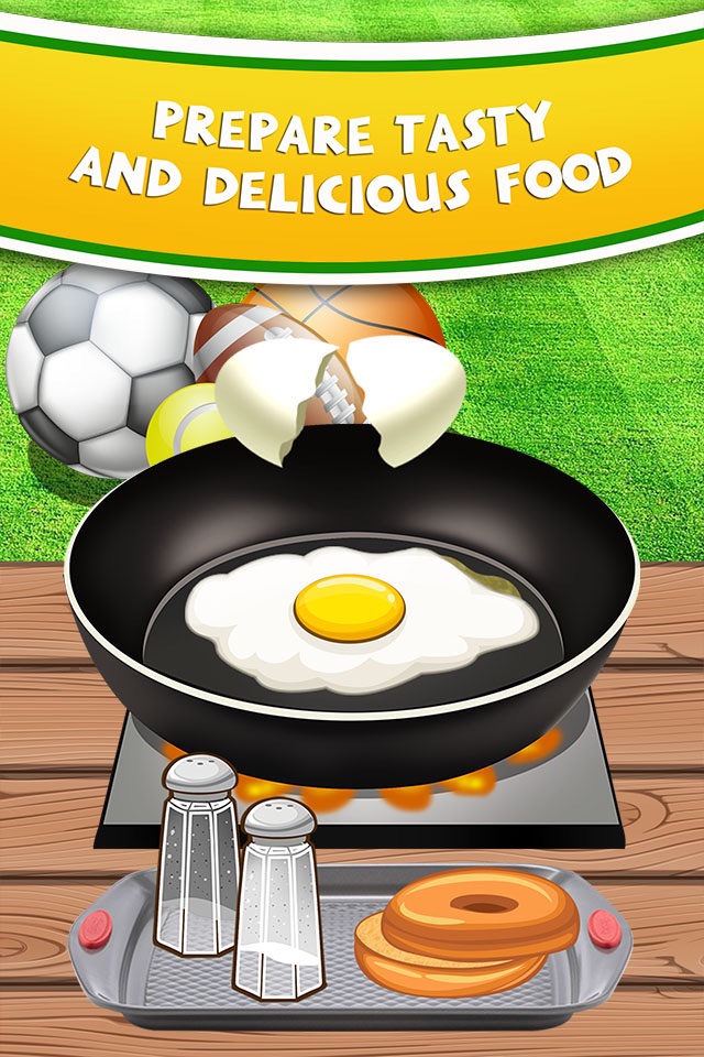 Sports Party Food Maker Salon - Fun Lunch Cooking & Candy Making Games for Kids! screenshot 2