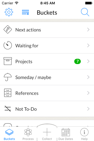 GTDfaster Free ~ Get Things Done, GTD, ToDo Lists screenshot 2