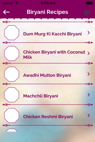 Biryani Recipes - Non Veg Meat & Chicken Food 2017 screenshot 3