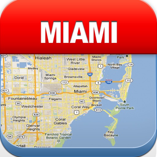 Miami Offline Map - City Metro Airport