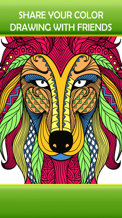 How to cancel & delete Animal Art Zen Designs - Relaxing Coloring Book for Adults from iphone & ipad 4