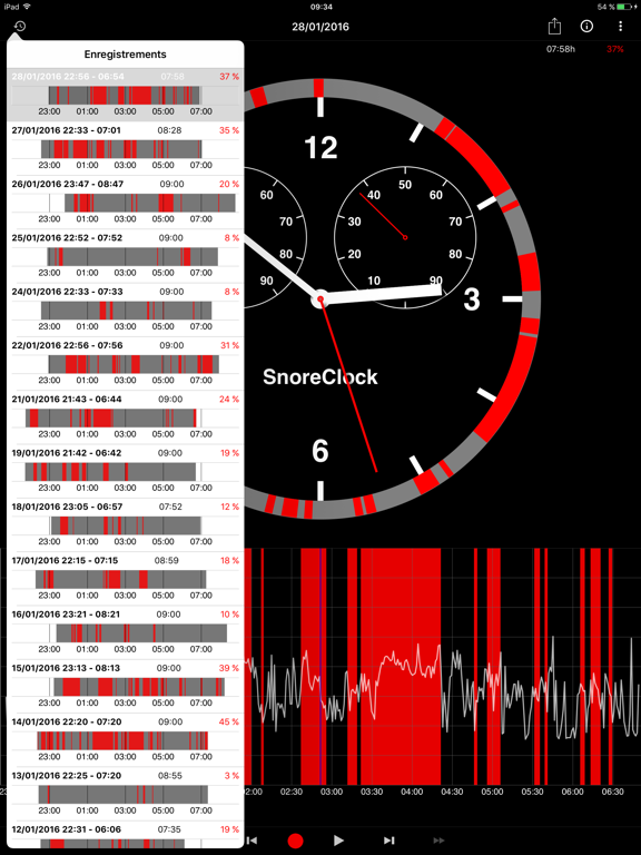 SnoreClock - Vous ronflez ? SnoreClock - Vous ronflez ?