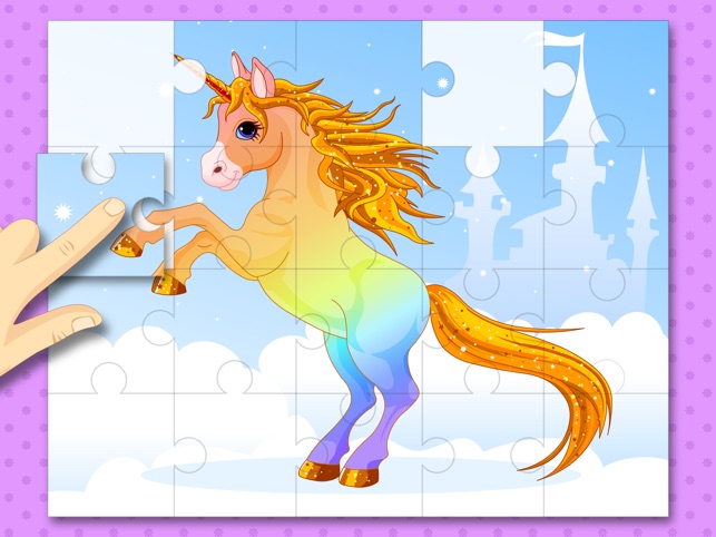 Cute Ponies & Unicorns Jigsaw Puzzles : free logic game for (圖2)-速報App