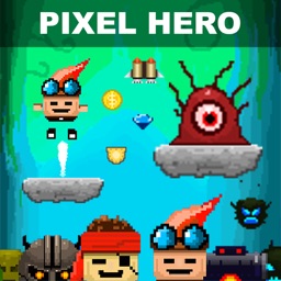 Pixel Hero Jumping Games - Jetpack Heroes Adventure Quest with Jump Shooting Survival
