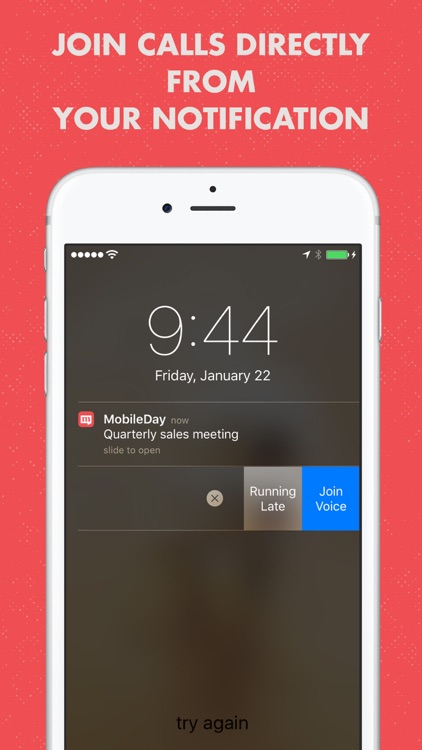 MobileDay One-Touch Dialer for Conference Calls & Online Meetings