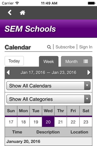 SEM Schools screenshot 2