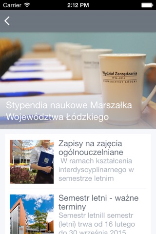 WZmobi - Wydział Zarządzania Uniwersytetu Łódzkiego screenshot 2