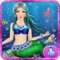 Little Underwater Mermaid Ocean Queen Spa Makeup Dress up & Makeover Beauty Salon