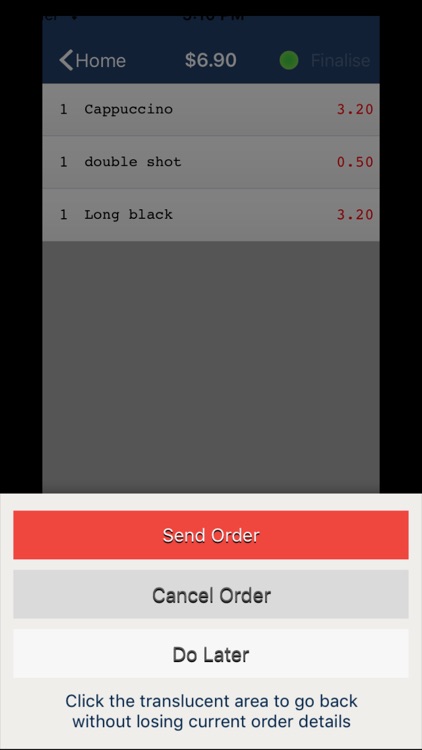 Idealpos – Handheld Ordering App