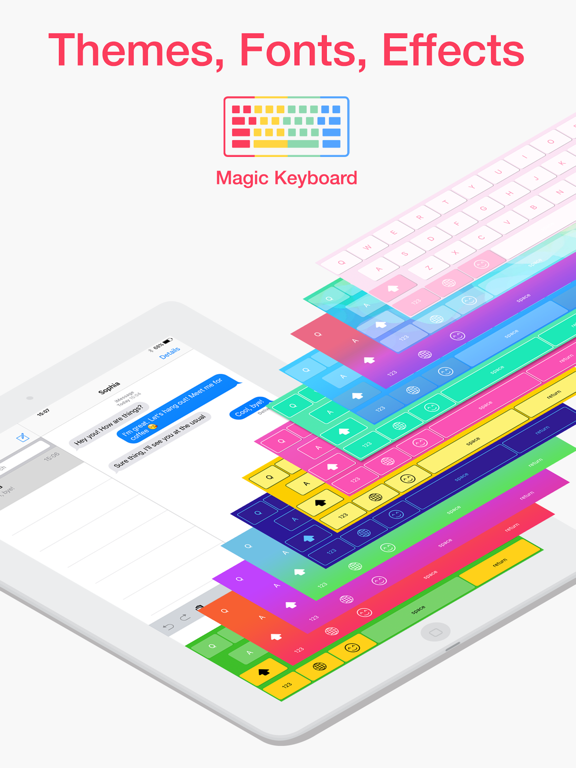 Magic Keyboard - Custom themes and emoji emoticonsのおすすめ画像1