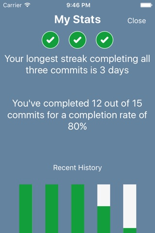 Do3 - A commitment application for three daily tasks screenshot 3