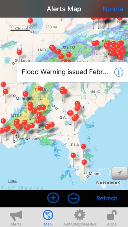 US NOAA Alerts with NOAA Radar 3D screenshot-3
