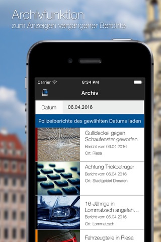 Blaulichtmeldung - Polizeibericht Dresden screenshot 3