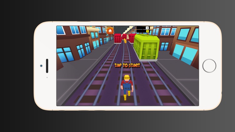 Railway Runner 8 bit