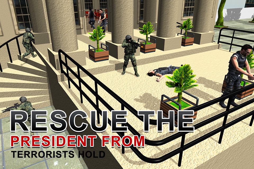 Army Shooter President Rescue – Extreme shooting simulator game screenshot 4